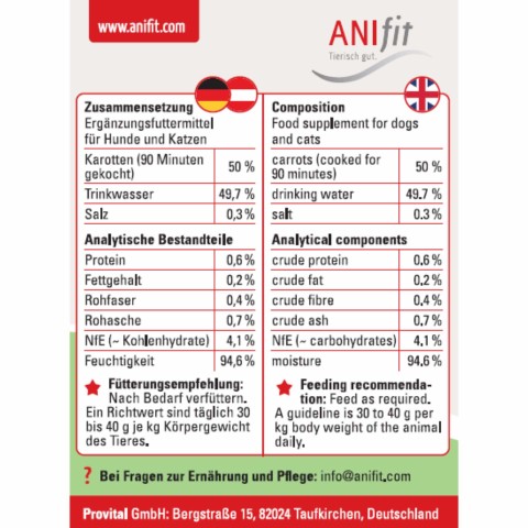 Hond Kat Accessories Voedingssupplementen Moro’s wortelsoep 390g 1 Stuk -2- Anifit